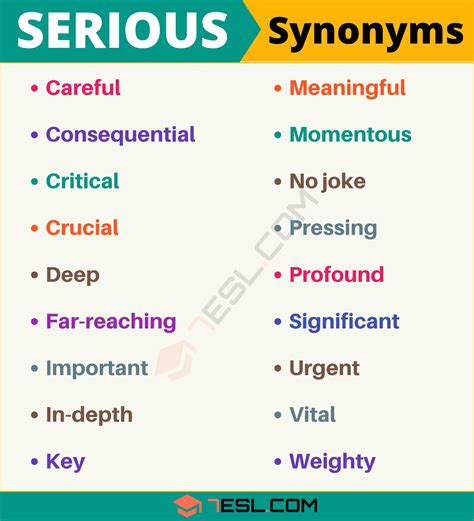 arose synonym|better word for serious.
